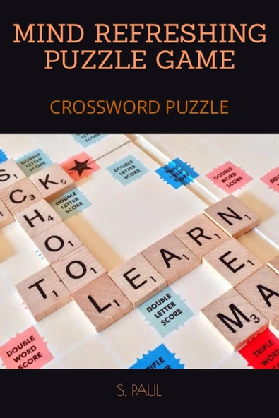 Independently Published Mind Refreshing Puzzle Game: Crossword Puzzle ürün görseli 1