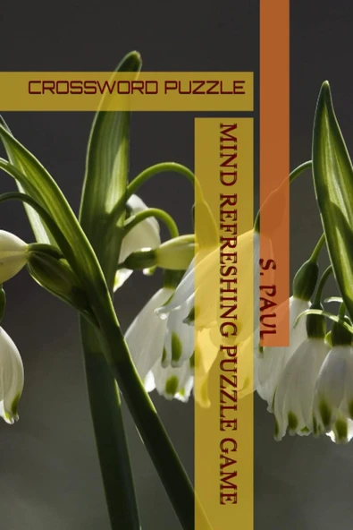 Independently Published Mind Refreshing Puzzle Game: Crossword Puzzle ürün görseli 1