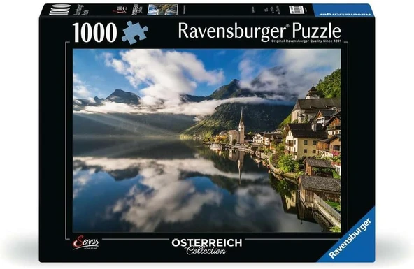 Ravensburger, 1000P Puzzle Avusturya Hallstatt, Yetişkin Puzzle ürün görseli 1