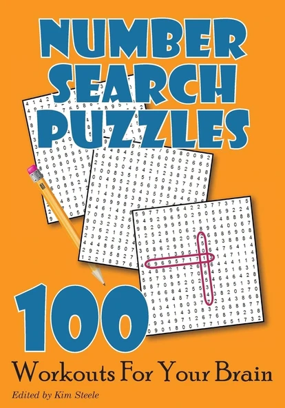 Number Search Puzzles: 100 Workouts For Your Brain ürün görseli 1