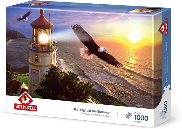 Puzzle Gündoğumunda Yüksek Uçuş 1000 Parça Puzzle ürün görseli 1