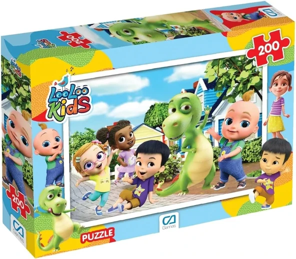 Ca Games Looloo Kids 200 Parça 33X48Cm Çocuk Puzzle Yapboz Serisi ürün görseli 1