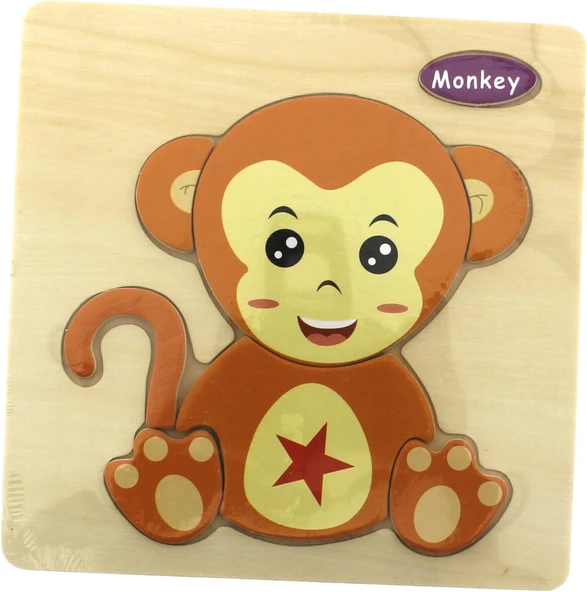 Mega-Ahşap Maymun Puzzle ürün görseli 1