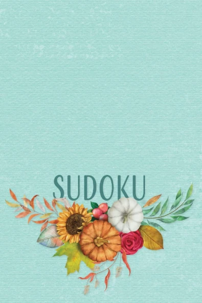 Independently Published Sudoku: 150 Puzzles Easy To Medium To Hard With Solutions - Decorative Floral Autumn Cover Brain Teaser Gift For Women ürün görseli 1