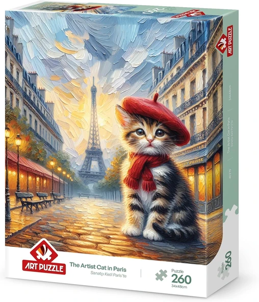 Puzzle Sanatçı Paris’Te 260 Parça Puzzle ürün görseli 1