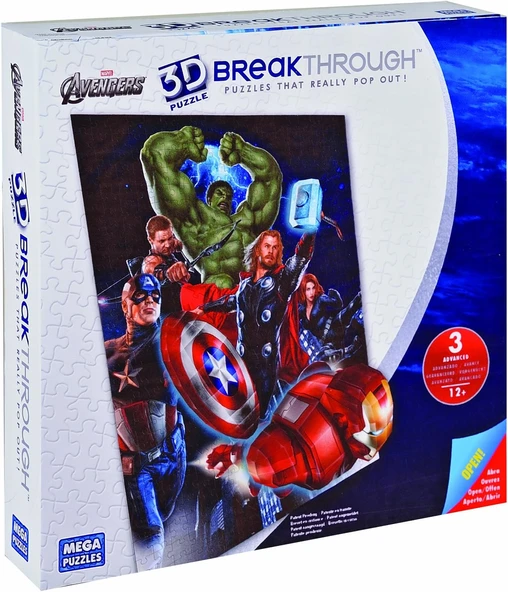 Mega Puzzle 300 Parça 3 Boyutlu Puzzle Breakthroug ürün görseli 1