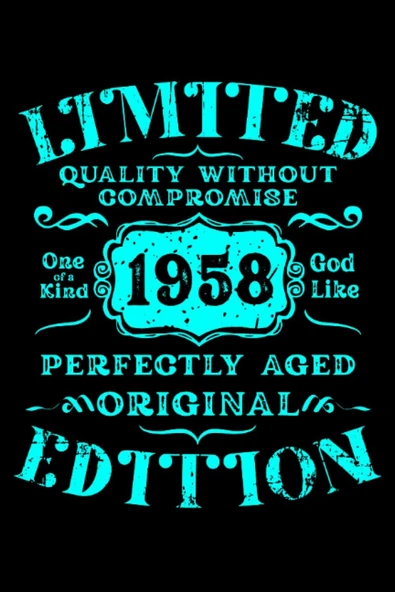 Independently Published Limited Birthday Edition 1958 Born Year Grunge Line Art: Puzzle Book - 100X Sudoku Easy - Limited Edition Used Birthday Gift, ... Mystery, Note, Book, Br ürün görseli 1