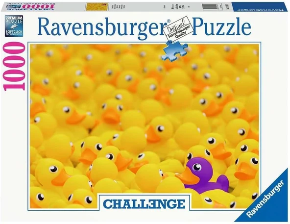 Ravensburger 1000 Parça Puzzle Ördekler Challenge ürün görseli 1