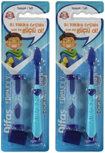 Difaş Friendly Çocuk Fırçası (2 Paketi) ürün görseli 1