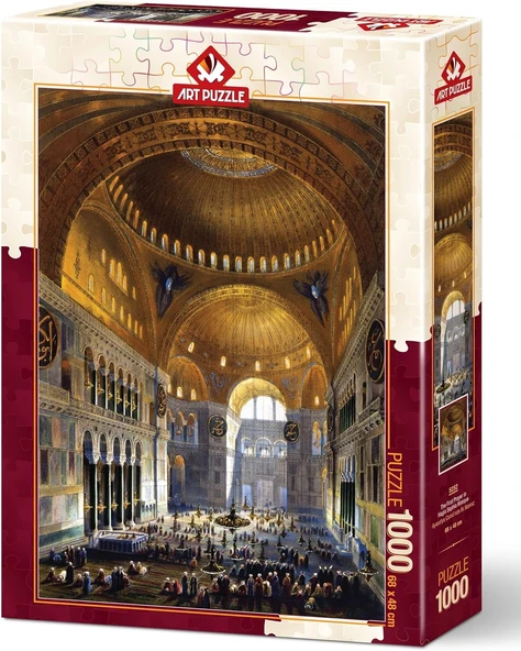 Puzzle Ayasofya Camii'Nde İlk Namaz 1000 Parça Puzzle ürün görseli 1