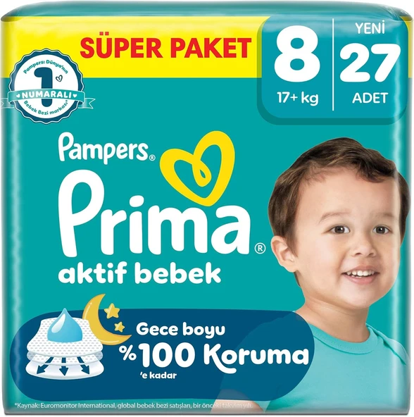 Aktif Bebek Süper Paket 8 Beden 27 Adet ürün görseli 1