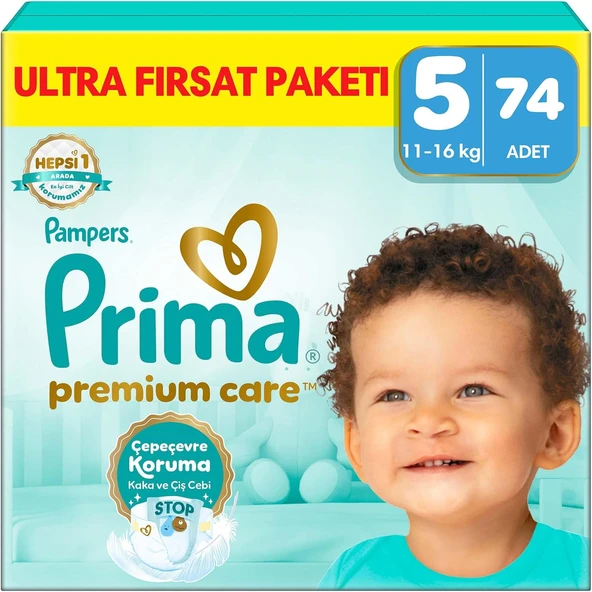 Bebek Bezi Care 5 Numara 74 Adet Fırsat Paketi ürün görseli 1