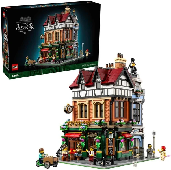 Icons Tudor Köşesi 10350 - Yetişkinler Için Dekoratif Model Yapım Seti (3266 Parça) ürün görseli 1
