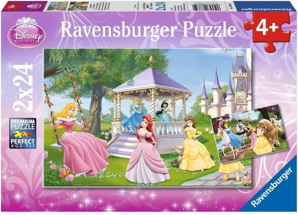 Ravensburger Wd - Büyülü Prensesler - 2X24P Puzzle - 88652 ürün görseli 1
