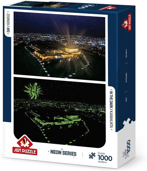 Puzzle Anıtkabir 1000 Parça Neon Puzzle ürün görseli 1