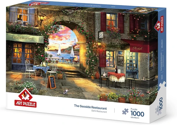 Puzzle Sahil Restaurant 1000 Parça Puzzle ürün görseli 1