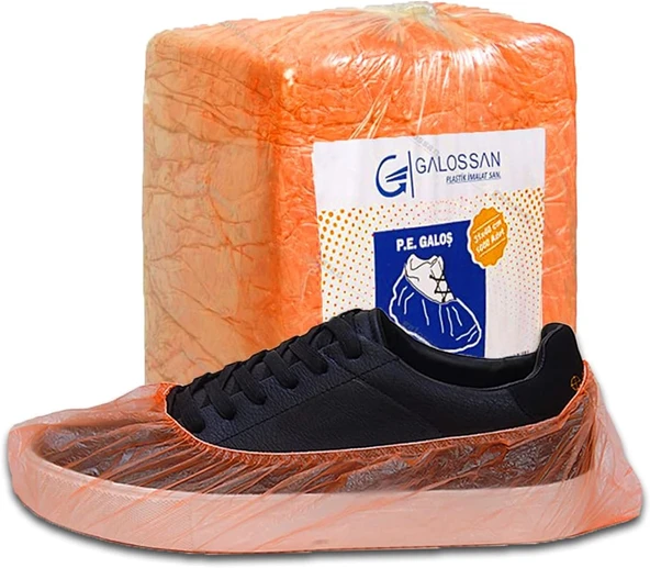 Turuncu Galoş 1000 Adet ürün görseli 1