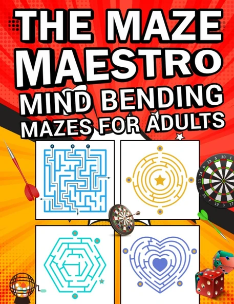 Independently Published The Maze Maestro Mind Bending Maze For Adults With 100 Maze Puzzles ürün görseli 1