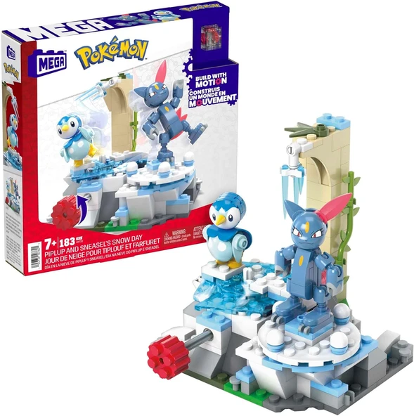 Mega Pokémon Piplup Sneasel Kış Macerası Seti, 7 Yaş Üzeri, Hkt20 ürün görseli 1