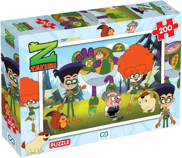 Ca Games Z-Takımı 200 Parça 33X48Cm Çocuk Puzzle Yapboz ürün görseli 1