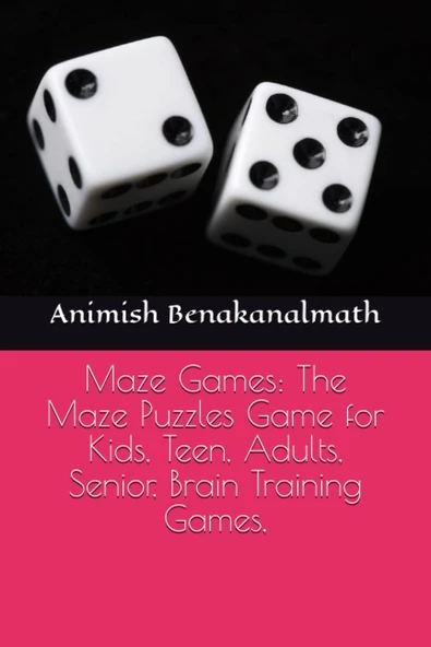 Independently Published Maze Games: The Maze Puzzles Game For Kids, Teen, Adults, Senior, Brain Games, ürün görseli 1