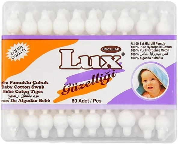 Lux Bebe Pamuklu Çubuk 60'Lı ürün görseli 1
