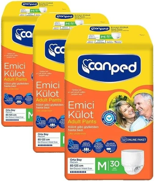 Canped Online Emici Külot Orta 30'Lu (3 Paketi) ürün görseli 1