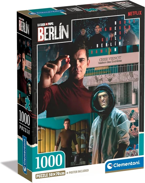 1000 Parça La Casa De Papel Puzzle Berlin 3 (Compact Box) ürün görseli 1