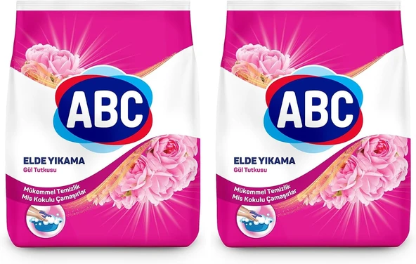 Abc Toz Deterjan 600 Gr Gül 2Li Paket ürün görseli 1