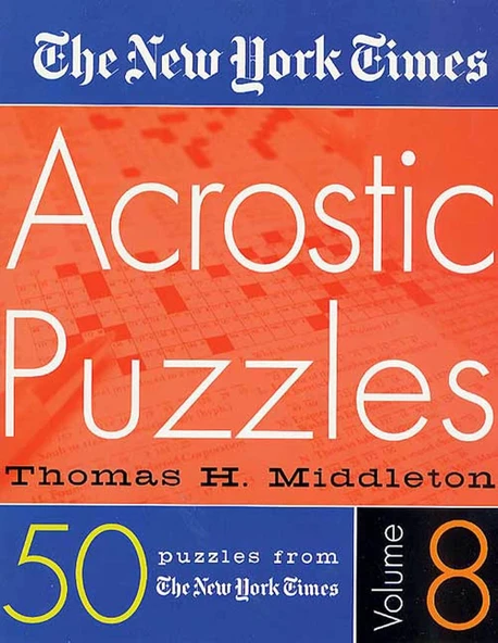 The New York Times Acrostic Puzzles Volume 8 ürün görseli 1
