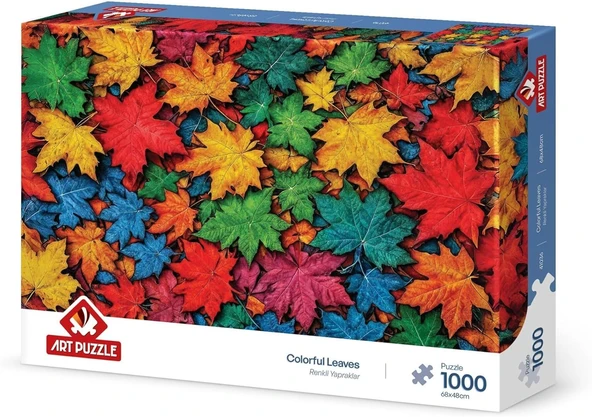 Puzzle Renkli Yapraklar 1000 Parça Puzzle ürün görseli 1