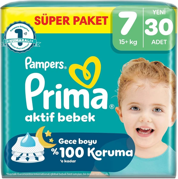 Aktif Bebek Süper Paket 7 Beden 30 Adet ürün görseli 1