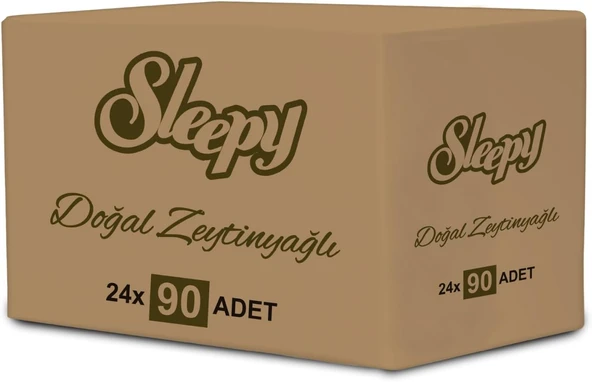 Sleepy Doğal Zeytinyağlı Islak Havlu (24 X 90 Adet) ürün görseli 1