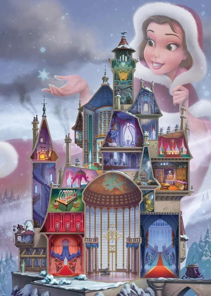 Ravensburger 1000P Puzzle Wd Belle Şatosu, Yapboz ürün görseli 1