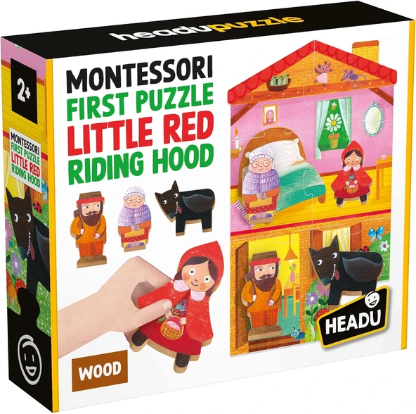 Headu Montessorı Fırst Puzzle Lıttle Red Rıdıng Hood ürün görseli 1