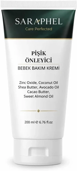 Pişik Önleyici Bebek Bakım Kremi 200 Ml | Saraphel Hassas Cilt Bakımı ürün görseli 1