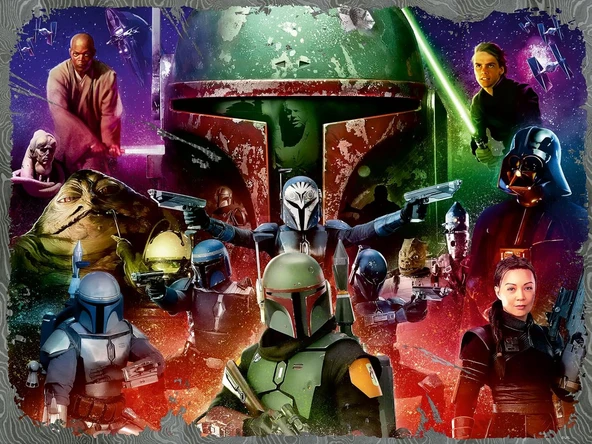 Ravensburger 1500P Puzzle Sw Boba Fett, Yapboz ürün görseli 1