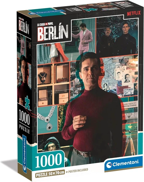 1000 Parça La Casa De Papel Puzzle Berlin 2 (Compact Box) ürün görseli 1