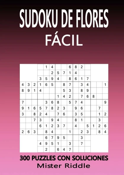 Sudoku De Flores - Fácil - 300 Puzzles Con Soluciones ürün görseli 1