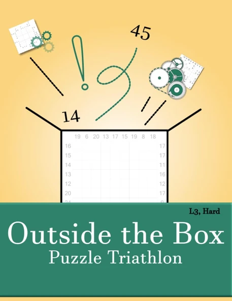 Independently Published Outside The Box Puzzle Triathlon, L3 Hard: Frame, Outside And Sandwich Sudoku Number Games ürün görseli 1