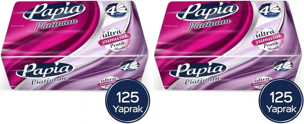 Papia Platinum Pe Mendil 2Li Paket ürün görseli 1