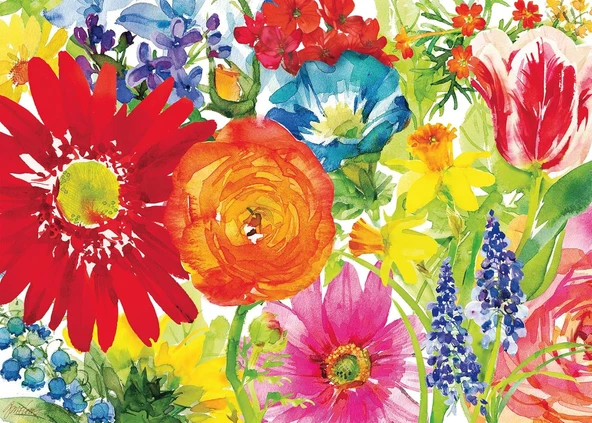 Ravensburger 1000P Puzzle Çiçekler, Yapboz ürün görseli 1