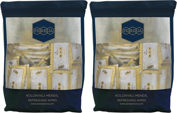 Pereja Kolonyalı Mendil 5X10 Doypack Limon (2 Paketi) ürün görseli 1