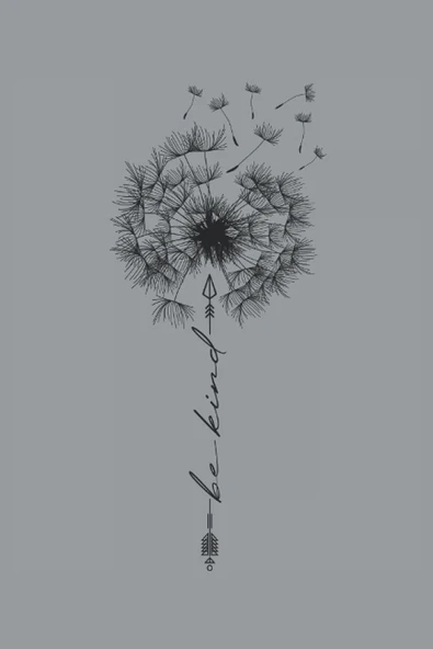 Kind Flower Nicely Friendly Dandelion Arrow Tattoo Summer Gift: Puzzle Book - 100X Sudoku Hard - Funny Dandelion Kind Present, ... Puzzle, Note, Book, Brain Jogging, Logic ürün görseli 1