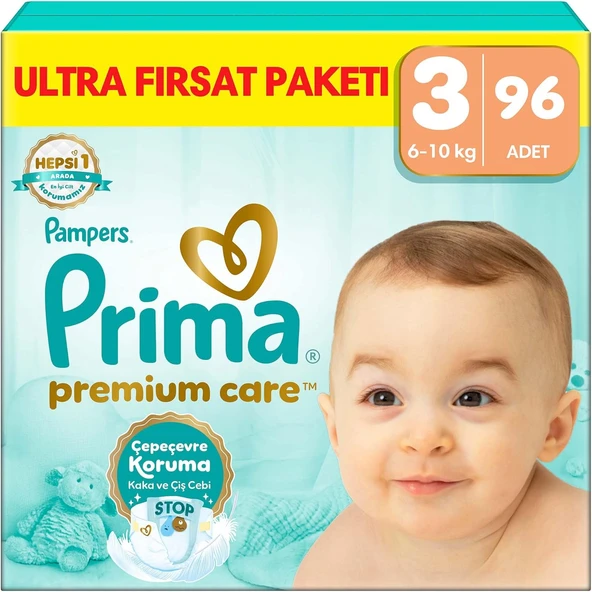 Bebek Bezi Care 3 Numara 96 Adet Fırsat Paketi ürün görseli 1