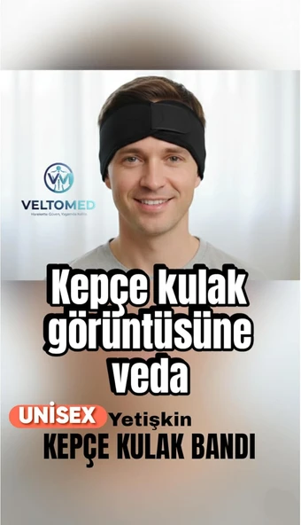 Kepçe Kulak Bandı Yetişkin – Kepçe Kulak Düzleştirici - Ameliyat Sonrası Kepçe Kulak Bandı Unisex ürün görseli 1