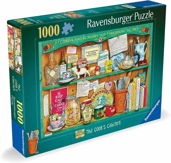 Ravensburger 1000P Puzzle Aşçı Dolabı, Yapboz ürün görseli 1