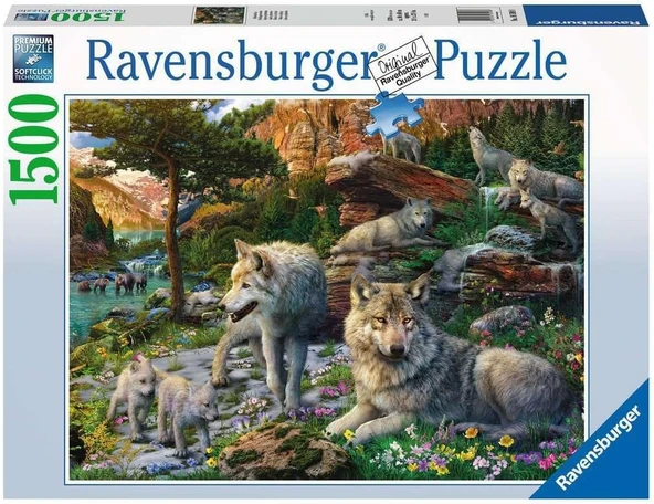 Ravensburger 165988 Kurtlar Yetişkin Puzzle, 1500 Parça ürün görseli 1