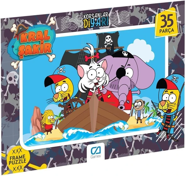 Ca Games Kral Şakir 35 Parça Frame Puzzle Ca.5049 ürün görseli 1