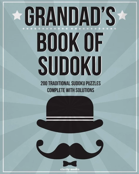 Grandad'S Book Of Sudoku: 200 Traditional Sudoku Puzzles In Easy, Medium And Hard ürün görseli 1